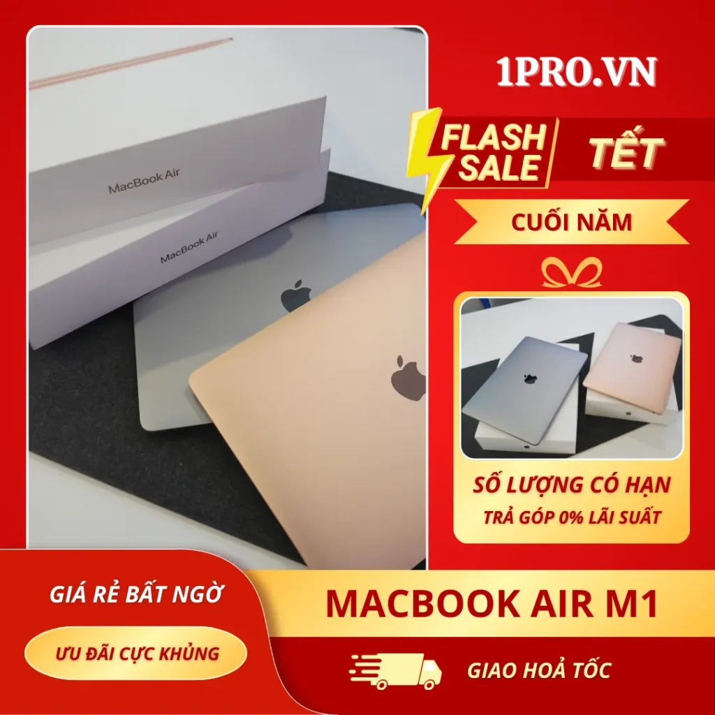 Hình Macbook Air M1 dùng cho bài tư vấn chọn mua